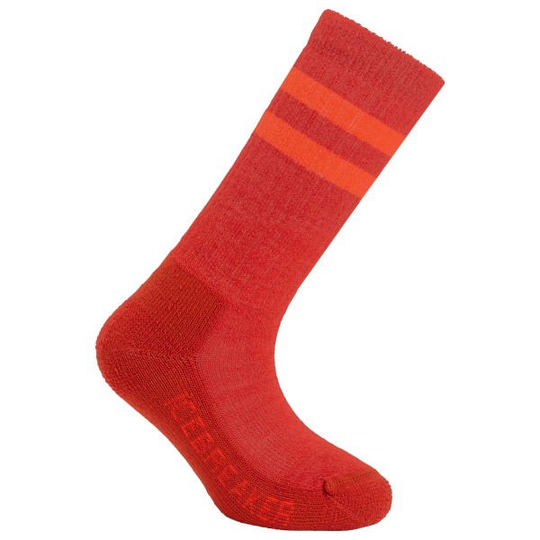 Icebreaker - Kid's Hike Light Crew - Wandersocken Gr M rot von Icebreaker