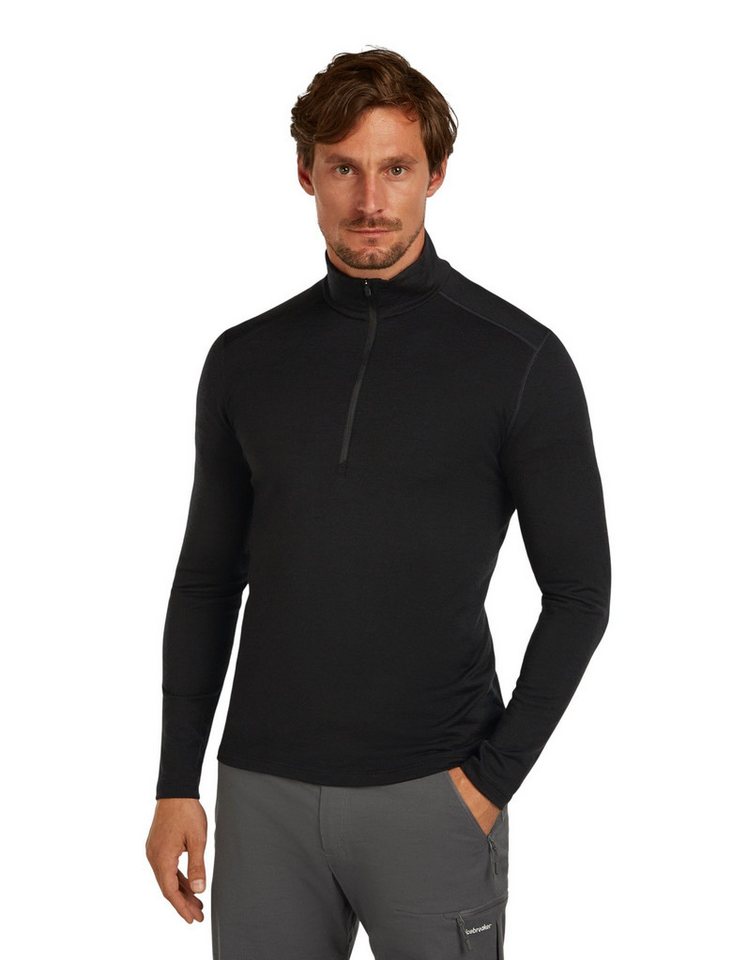 Icebreaker Langarmshirt Unterwäsche Half-Zip 200 Oasis LS - Merinowolle, enganliegend von Icebreaker