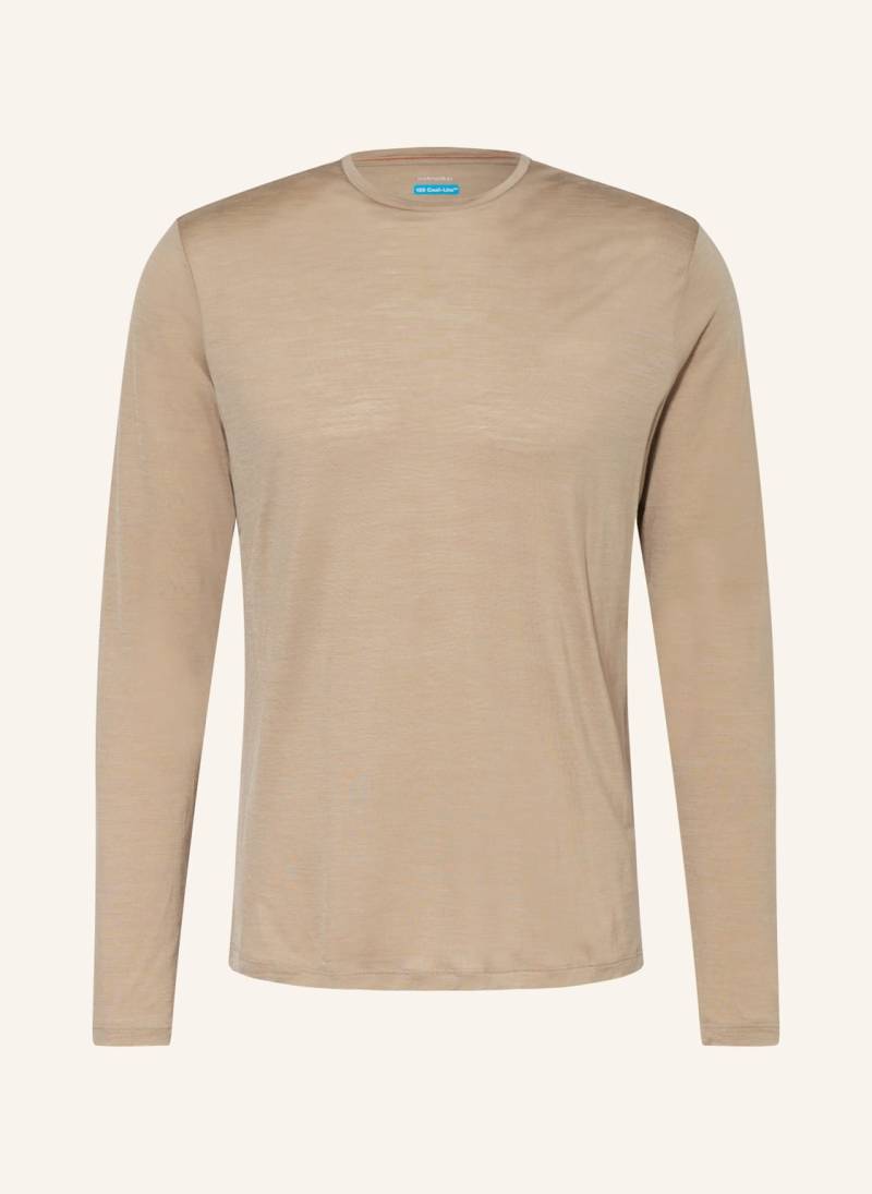 Icebreaker Longsleeve 125 Cool-Lite™ Sphere Iii Mit Merinowolle beige von Icebreaker