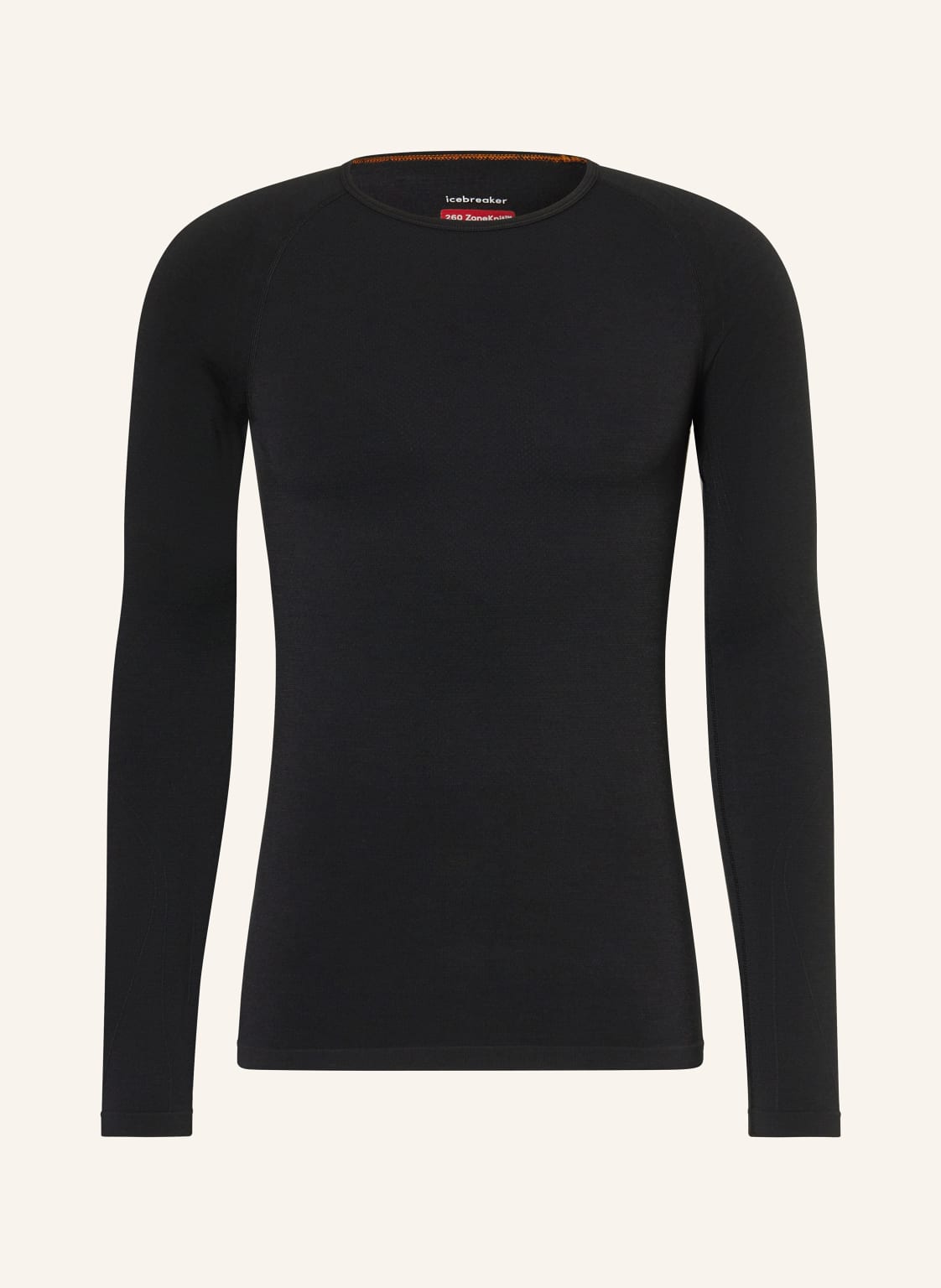 Icebreaker Longsleeve Merino Blend 260 Zoneknit™ Mit Merinowolle schwarz von Icebreaker