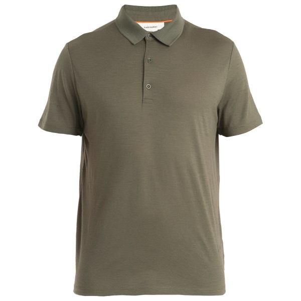 Icebreaker - Merino 150 Tech Lite III S/S Polo - Merinoshirt Gr L oliv von Icebreaker