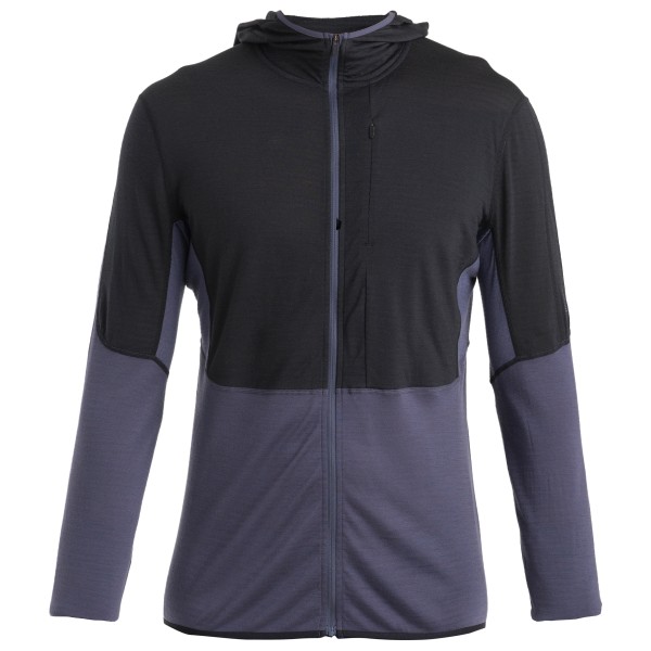 Icebreaker - Merino 200 Realfleece Descender L/S Zip Hoodie - Fleecepullover Gr L;M;S;XL;XXL blau;rot von Icebreaker