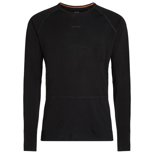 Icebreaker - Merino 200 Zoneknit L/S Crewe - Merinounterwäsche Gr M schwarz von Icebreaker