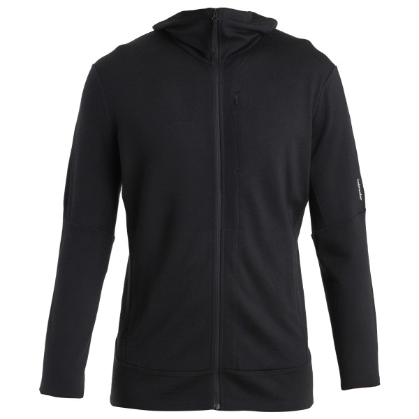 Icebreaker - Merino 260 Quantum IV L/S Zip Hoodie - Merinohoodie Gr M schwarz von Icebreaker