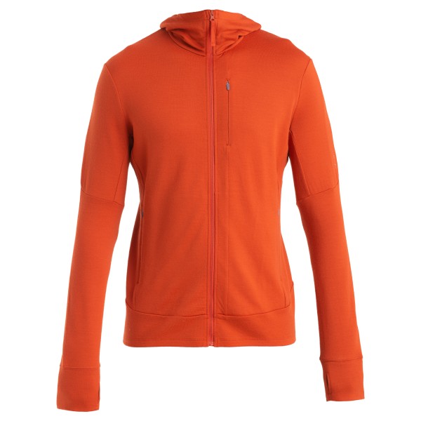 Icebreaker - Merino 260 Quantum IV L/S Zip Hoodie - Merinohoodie Gr S rot von Icebreaker