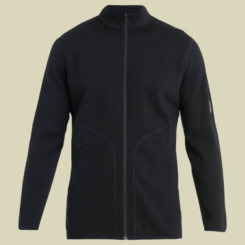 Merino 560 Realfleece Elemental II LS Zip Men Größe L  Farbe black von Icebreaker