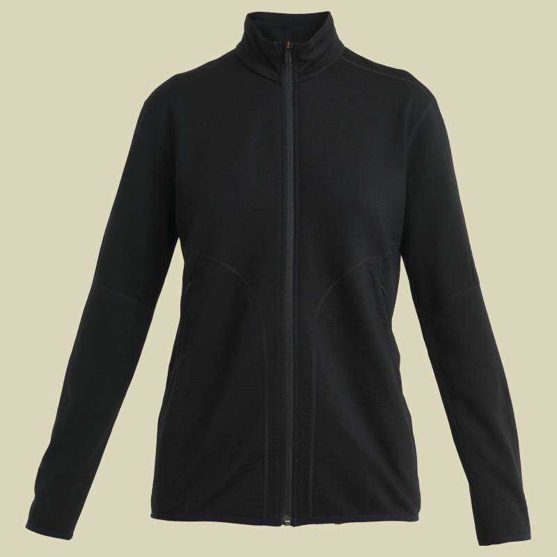 Merino 560 Realfleece Elemental II LS Zip Women Größe L  Farbe black von Icebreaker