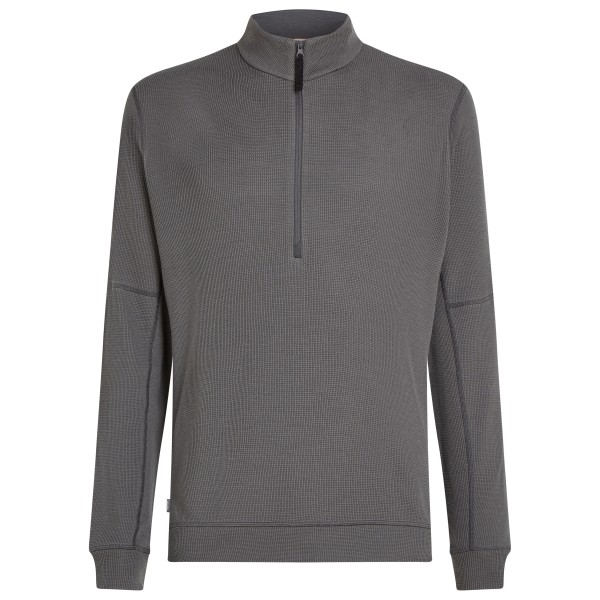 Icebreaker - Merino Blend 260 Waffle Knit Wander L/S 1/2 Zip - Merinoshirt Gr XXL grau von Icebreaker