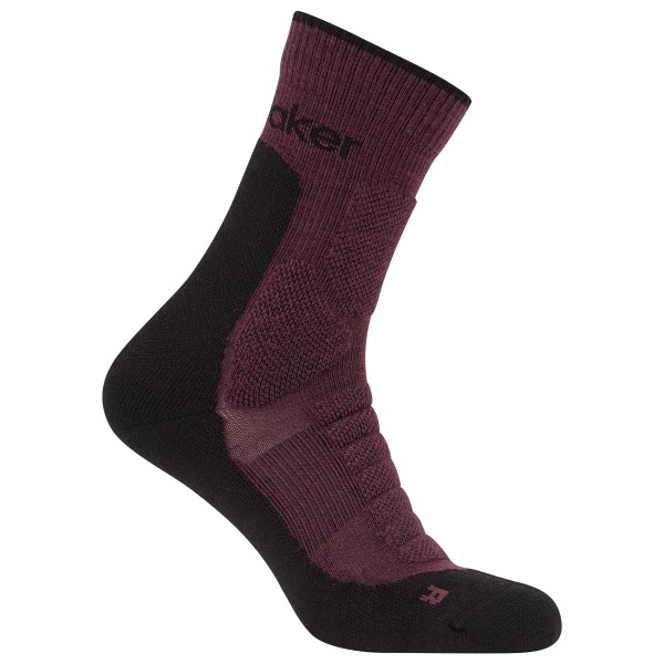 Icebreaker - Merino Hike+ Heavy Crew - Wandersocken Gr S schwarz von Icebreaker