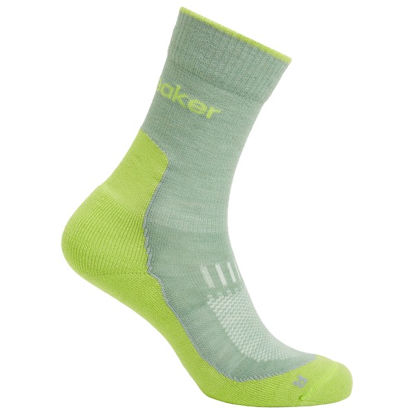 Icebreaker - Merino Hike+ Light Crew - Wandersocken Gr S grün von Icebreaker