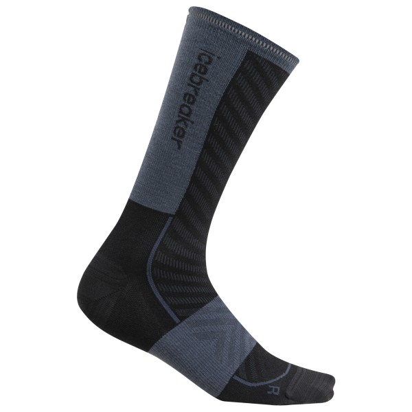 Icebreaker - Merino Run+ Ultralight Crew - Laufsocken Gr L;M;S;XL braun;bunt von Icebreaker