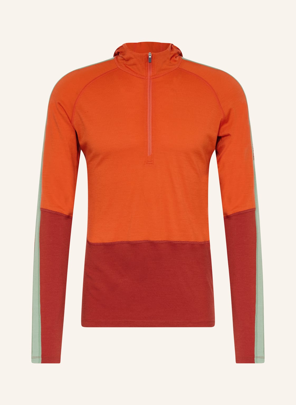 Icebreaker Midlayer 200 Oasis+ Aus Merinowolle rot von Icebreaker