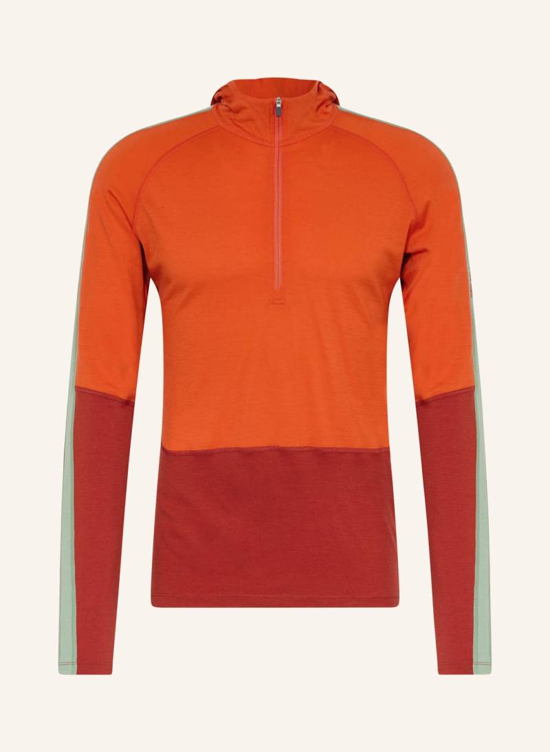 Icebreaker Midlayer 200 Oasis+ Aus Merinowolle rot von Icebreaker