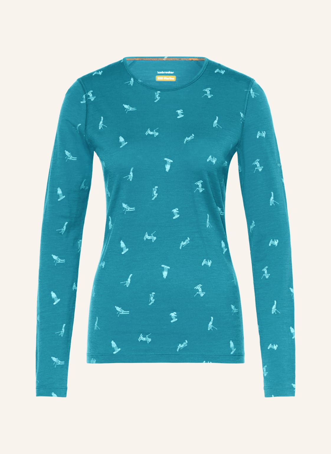 Icebreaker Midlayer 200 Oasis Aus Merinowolle gruen von Icebreaker