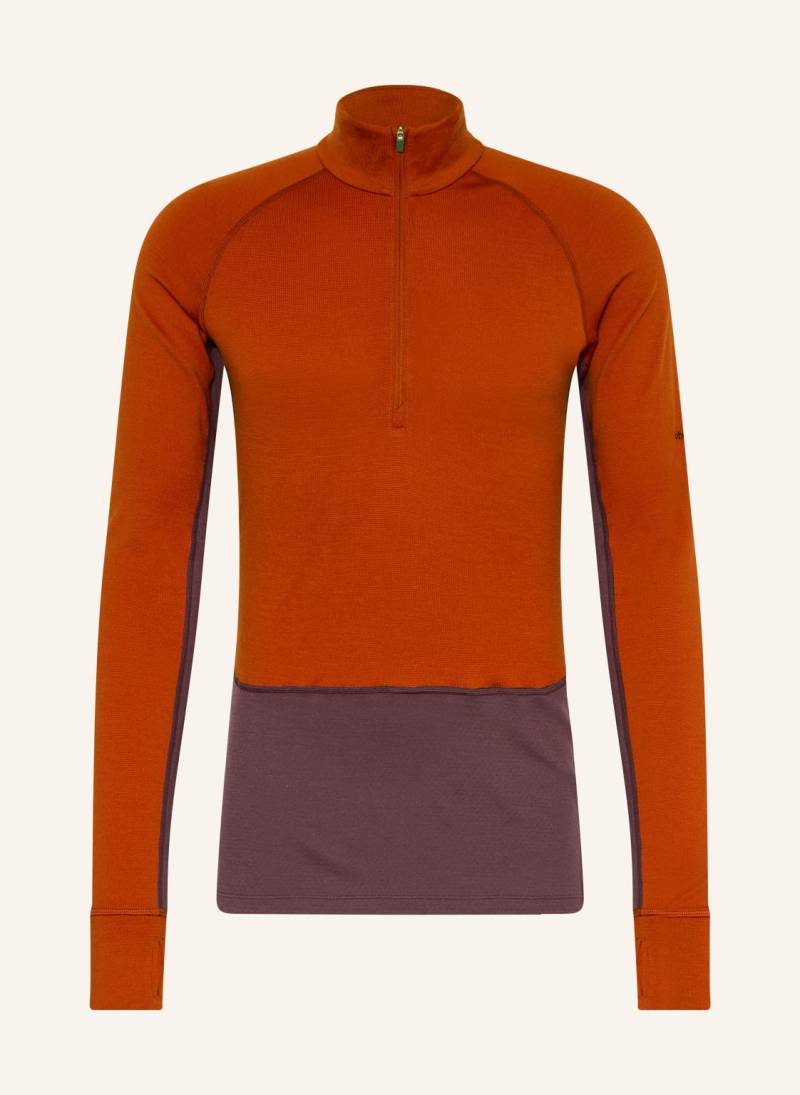 Icebreaker Midlayer 260 Zoneknit™ Aus Merinowolle rot von Icebreaker