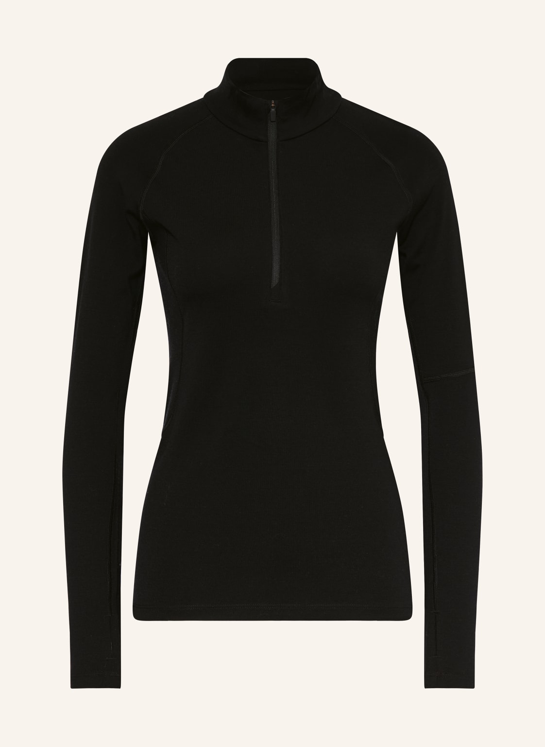 Icebreaker Midlayer 300 Merinofinepolar Aus Merinowolle schwarz von Icebreaker