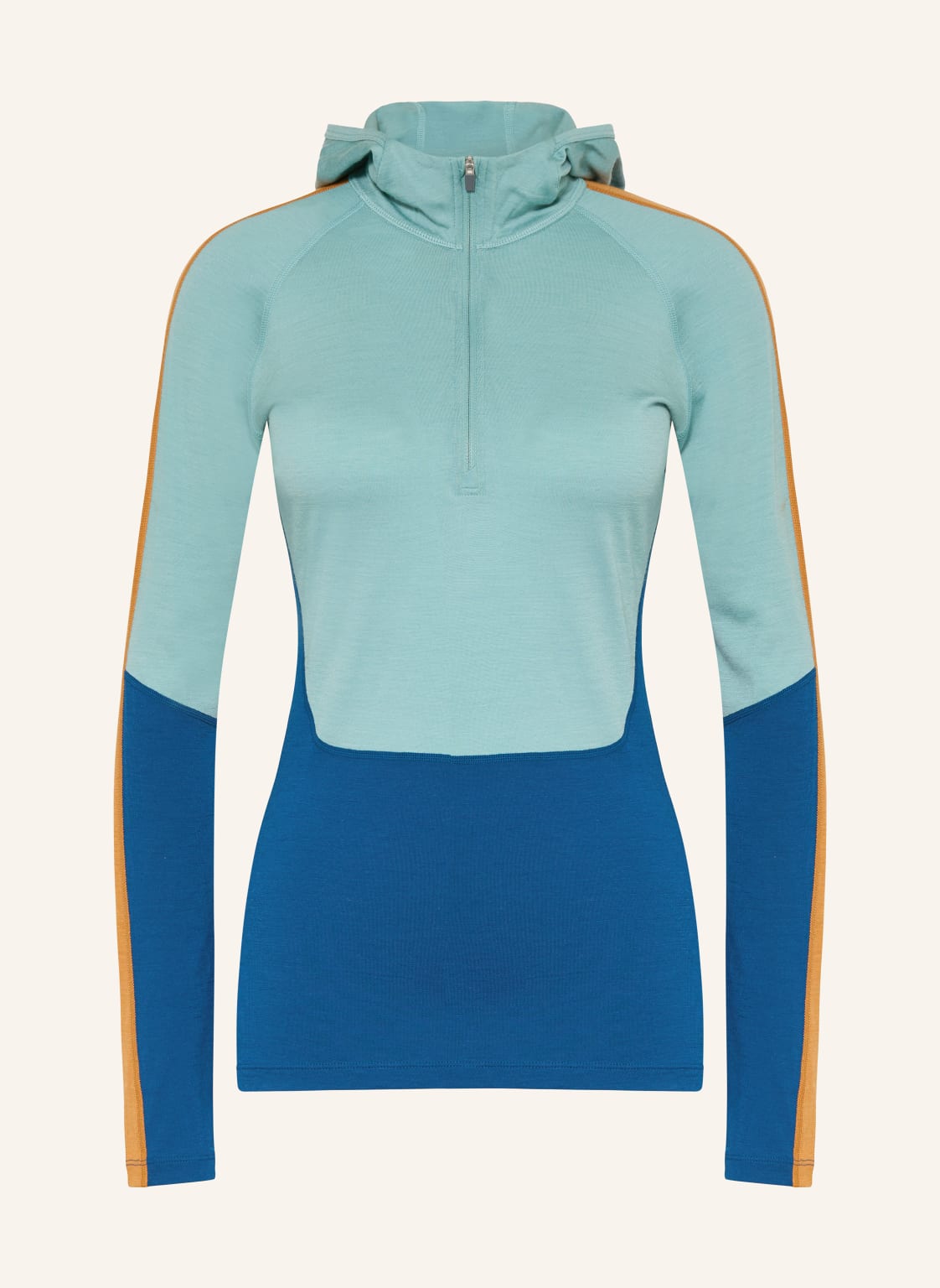 Icebreaker Midlayer Merino 200 Oasis+ Aus Merinowolle blau von Icebreaker