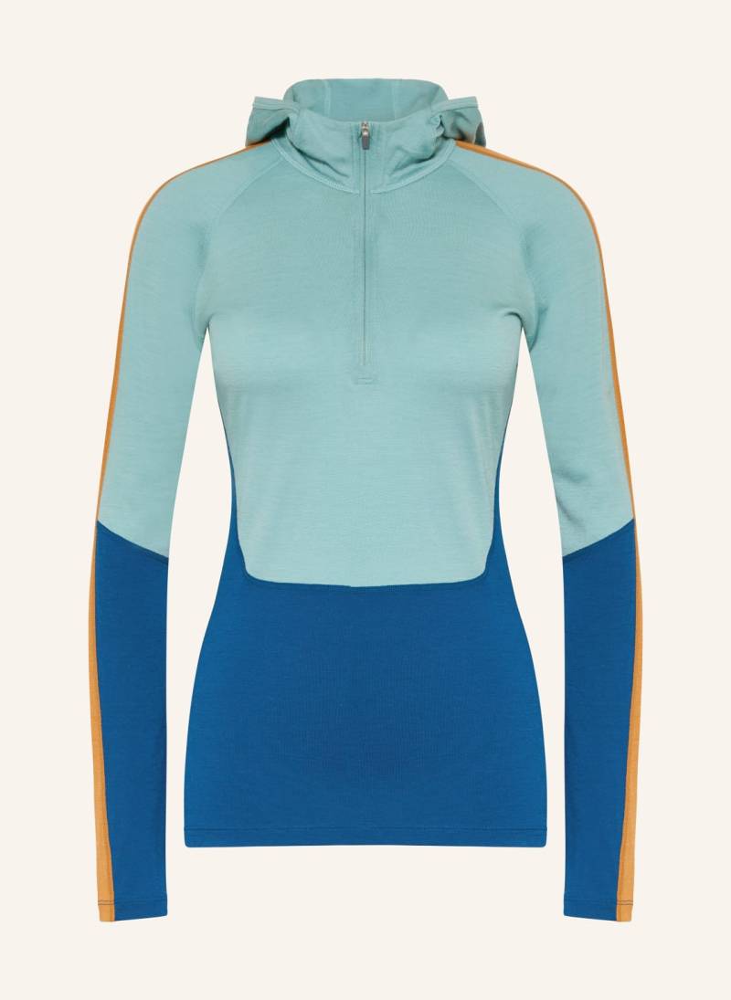 Icebreaker Midlayer Merino 200 Oasis+ Aus Merinowolle blau von Icebreaker