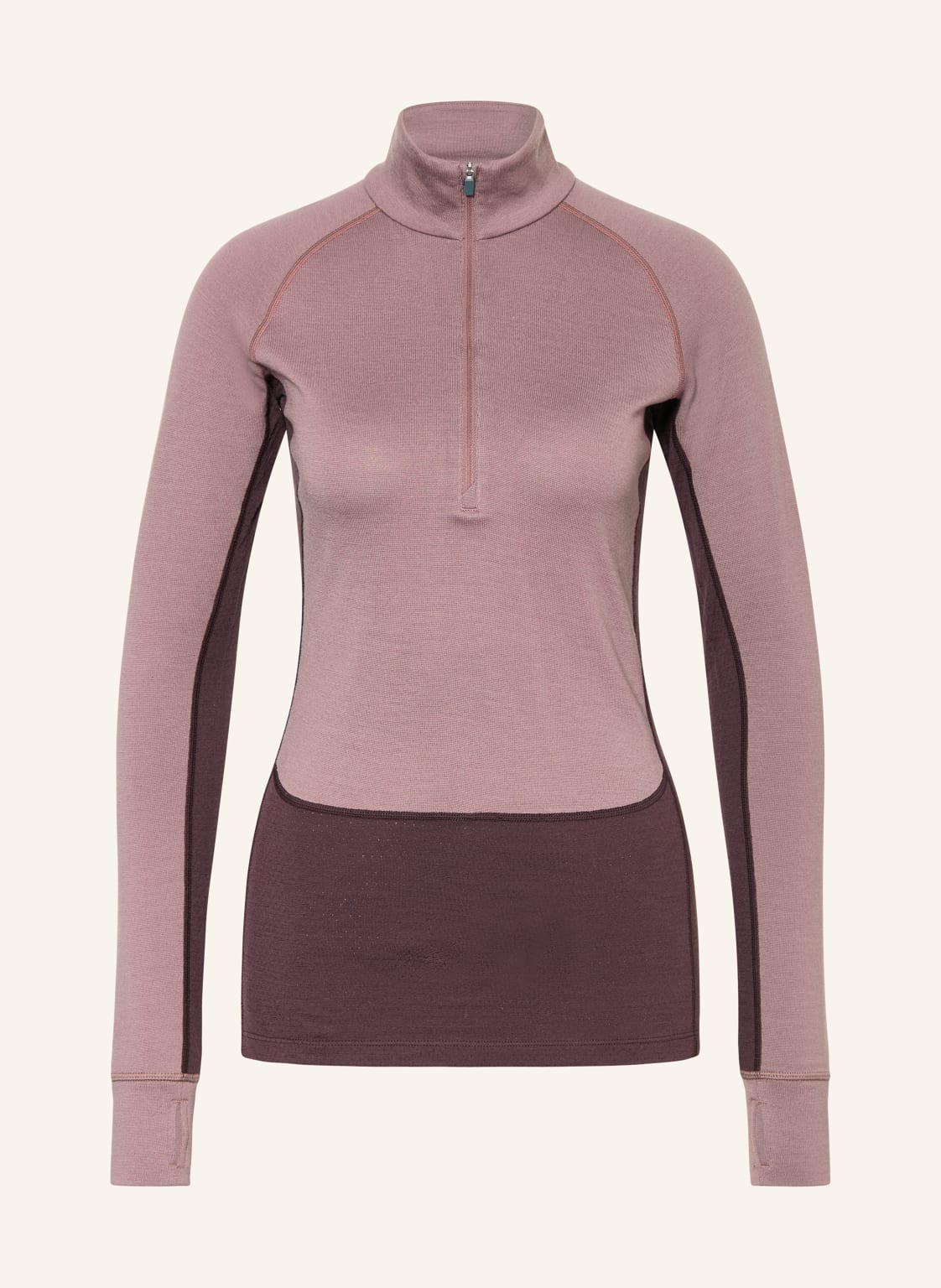 Icebreaker Midlayer Merino 260 Zoneknit Aus Merinowolle lila von Icebreaker