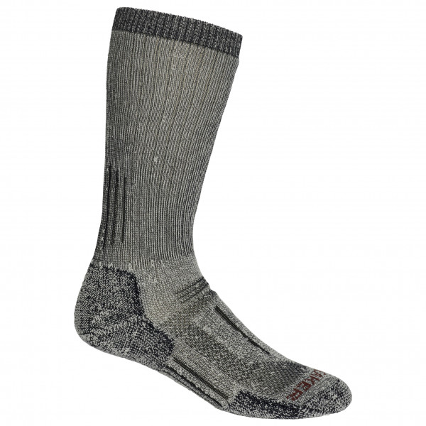 Icebreaker - Mountaineer Mid Calf - Wandersocken Gr L grau von Icebreaker