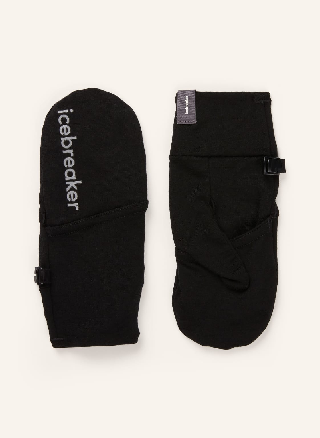 Icebreaker Multifunktions-Handschuhe Sierra Convertible Aus Merinowolle schwarz von Icebreaker
