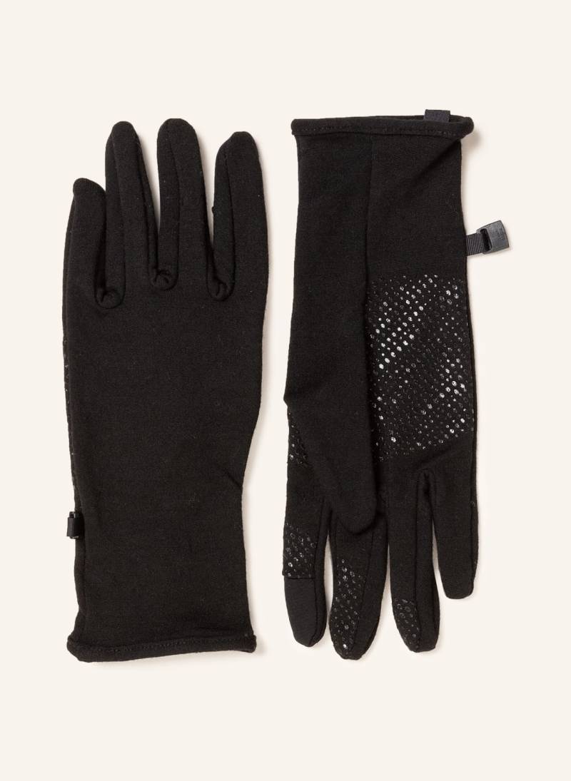 Icebreaker Multisport-Handschuhe U Quantum Aus Merinowolle Mit Touchscreen-Funktion schwarz von Icebreaker