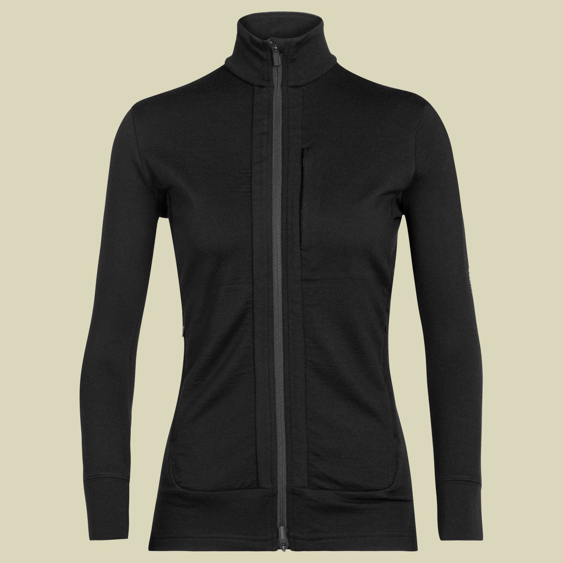 Quantum III LS Zip Women Größe XS Farbe black von Icebreaker