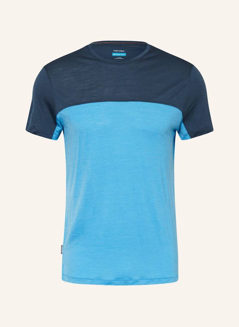 Icebreaker T-Shirt 125 Cool-Lite™ Sphere Iii Mit Merinowolle blau von Icebreaker