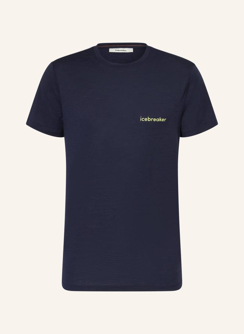 Icebreaker T-Shirt Aus Merinowolle blau von Icebreaker