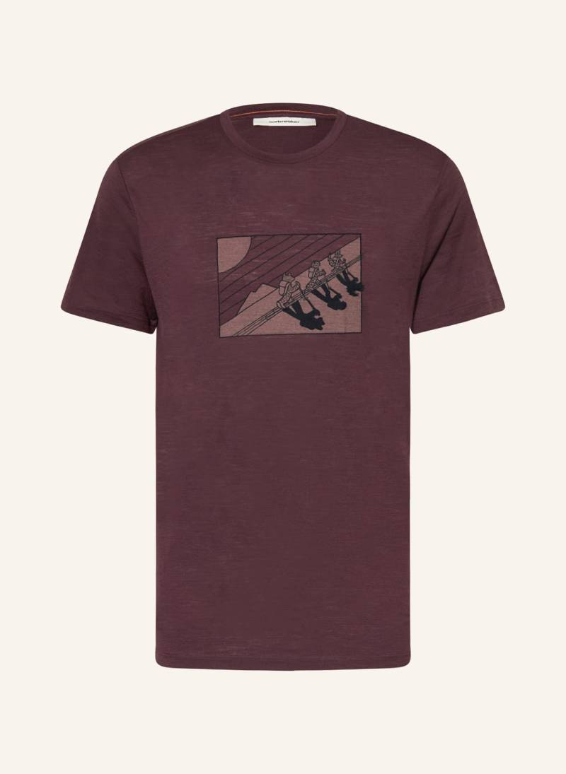 Icebreaker T-Shirt Aus Merinowolle rot von Icebreaker