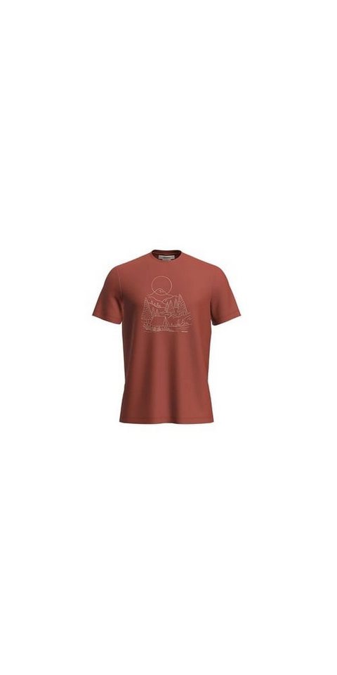 Icebreaker T-Shirt Wander-/Freizeit Merino 150 Tech Lite III Sunset Camp (100) von Icebreaker