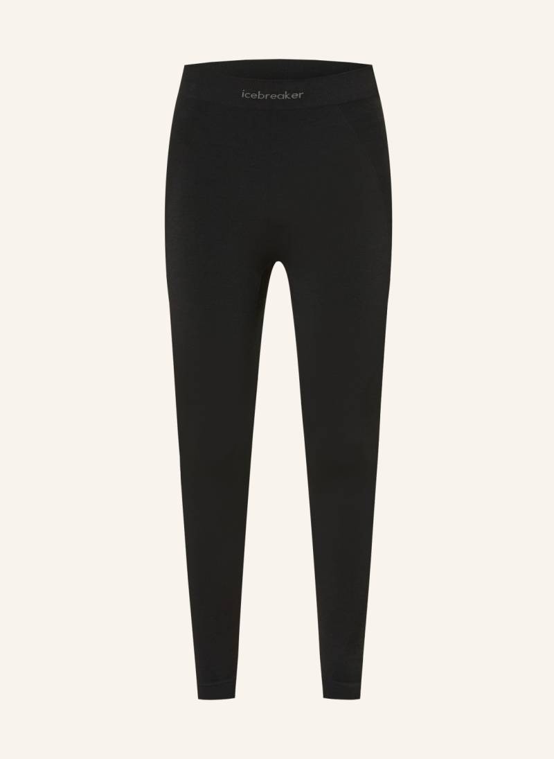Icebreaker Tights Mit Merinowolle schwarz von Icebreaker