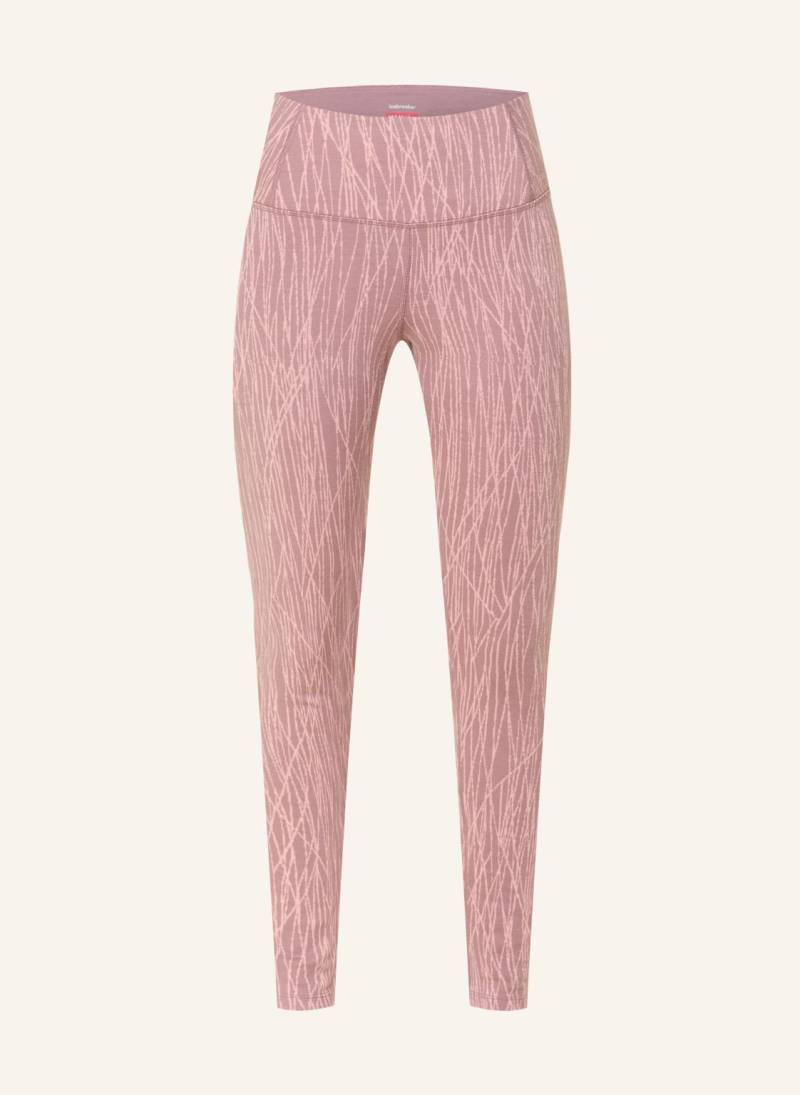 Icebreaker Funktionswäsche-Hose Merino 260 Vertex Aus Merinowolle rosa von Icebreaker