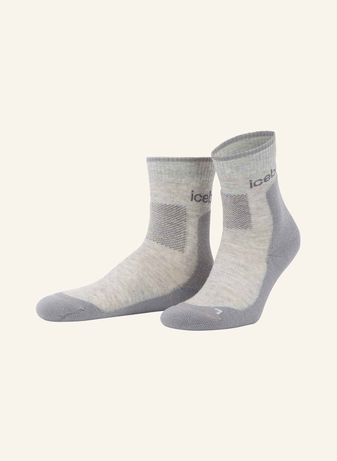 Icebreaker Trekking-Socken Hike Mit Merinowolle grau von Icebreaker