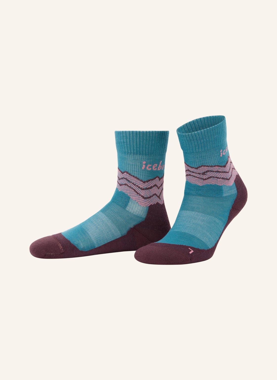 Icebreaker Trekking-Socken Hike blau von Icebreaker