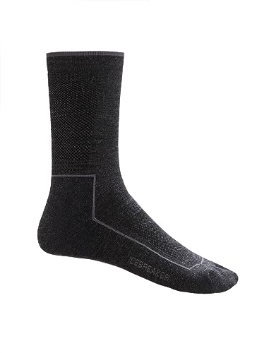 icebreaker Wandersocken Cool-Lite 3/4 Crew Herren - Atmungsaktive und Geruchsabweisende Merino-Socken - Jet Heather/Monsoon, L von icebreaker