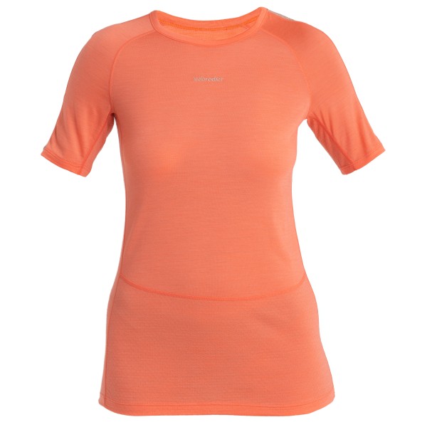 Icebreaker - Women's 125 Zoneknit S/S Crewe - Merinounterwäsche Gr XS rot von Icebreaker