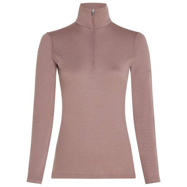 Icebreaker - Women's 200 Oasis L/S Half Zip - Merinolongsleeve Gr XL braun von Icebreaker