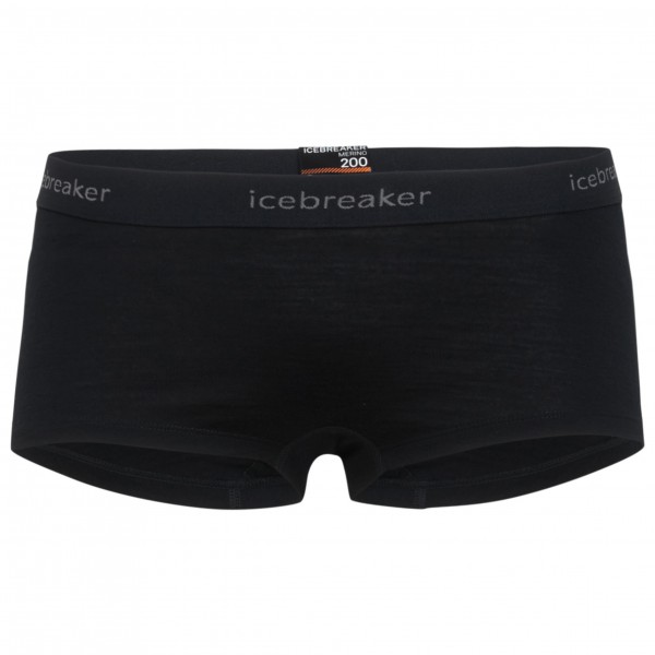 Icebreaker - Women's 200 Oasis Boy Shorts - Merinounterwäsche Gr L;XL;XS schwarz von Icebreaker