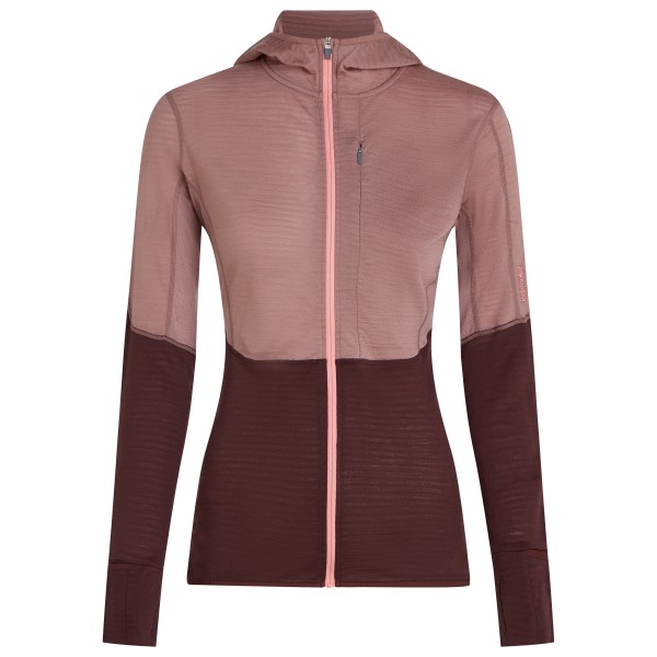 Icebreaker - Women's 200 RealFleece Descender L/S Zip Hoodie - Merinohoodie Gr XL braun Icebreaker - Women's 200 RealFleece Descender L/S Zip Hoodie - Merinohoodie Gr XL braun von Icebreaker