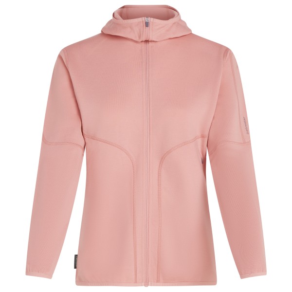 Icebreaker - Women's 560 RealFleece Elemental II L/S Zip Hoodie - Merinohoodie Gr S rosa von Icebreaker