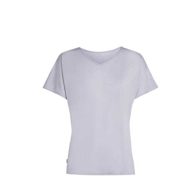 Icebreaker - Women's Drayden Reversible S/S Top - Merinoshirt Gr XS grau von Icebreaker