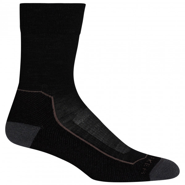 Icebreaker - Women's Hike+ Light Crew - Wandersocken Gr L schwarz von Icebreaker