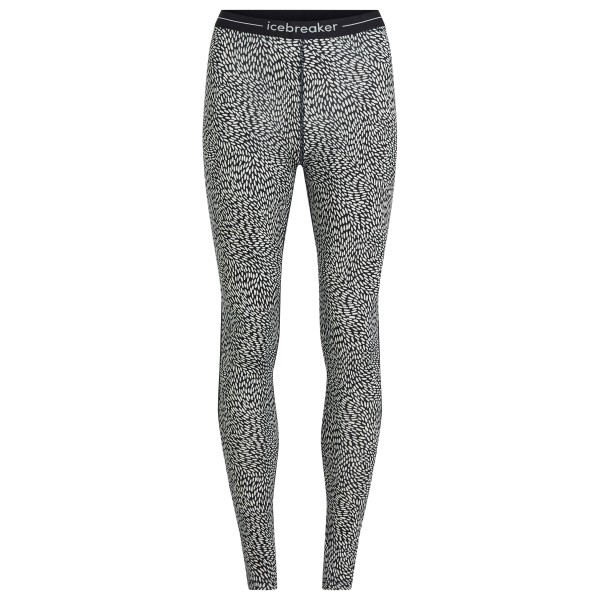 Icebreaker - Women's Merino 200 Oasis Leggings Flock Forms - Merinounterwäsche Gr L grau von Icebreaker