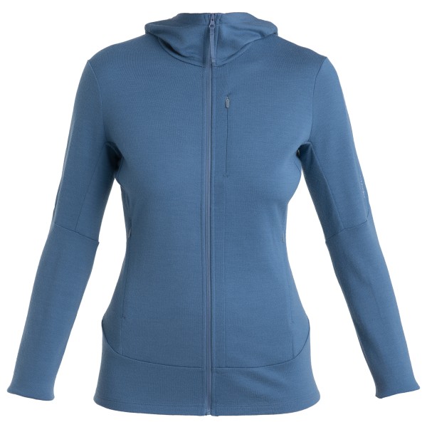 Icebreaker - Women's Merino 260 Quantum IV L/S Zip Hoodie - Merinohoodie Gr M blau von Icebreaker