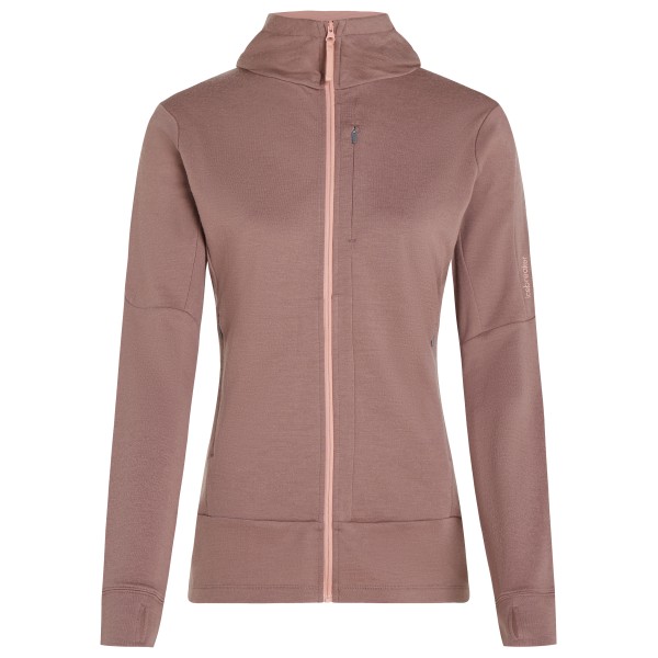 Icebreaker - Women's Merino 260 Quantum IV L/S Zip Hoodie - Merinohoodie Gr XS braun von Icebreaker
