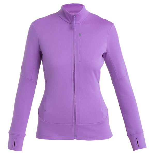 Icebreaker - Women's Merino 260 Quantum IV L/S Zip - Merinojacke Gr L lila von Icebreaker