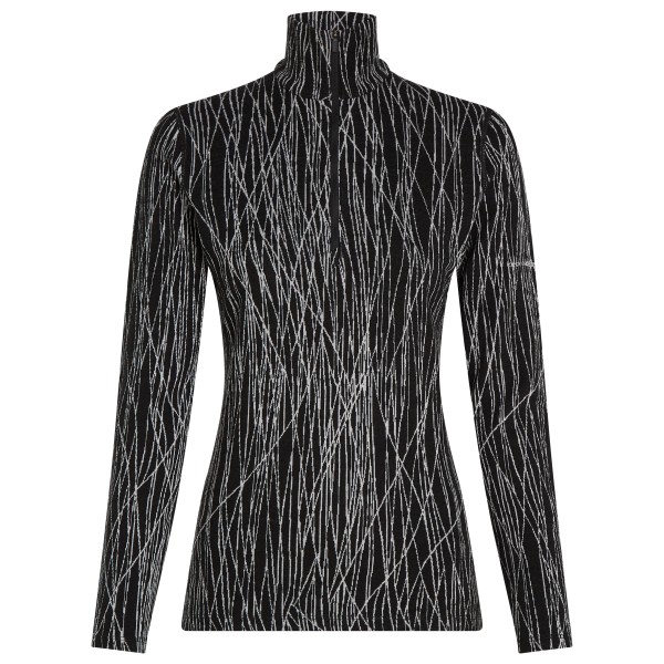 Icebreaker - Women's Merino 260 Tech Vertex L/S Half Zip AOP - Merinounterwäsche Gr S grau/schwarz Icebreaker - Women's Merino 260 Tech Vertex L/S Half Zip AOP - Merinounterwäsche Gr S grau/schwarz von Icebreaker