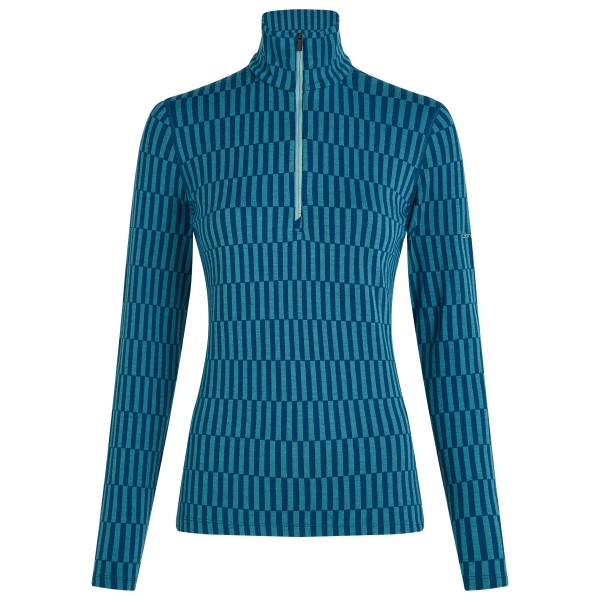 Icebreaker - Women's Merino 260 Tech Vertex L/S Half Zip AOP - Merinounterwäsche Gr XS blau Icebreaker - Women's Merino 260 Tech Vertex L/S Half Zip AOP - Merinounterwäsche Gr XS blau von Icebreaker