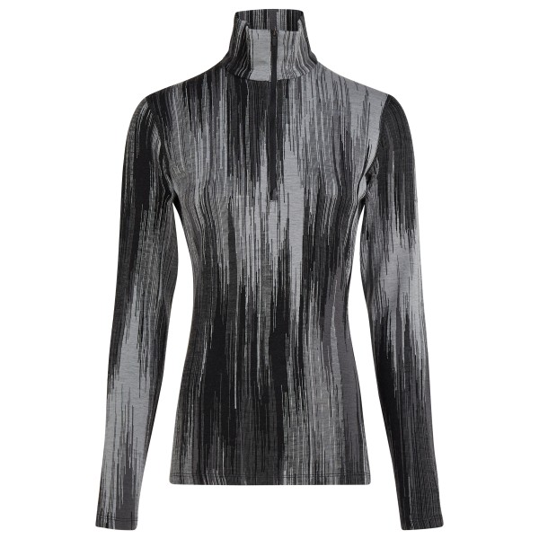 Icebreaker - Women's Merino 260 Tech Vertex L/S Half Zip AOP - Merinounterwäsche Gr XS grau von Icebreaker